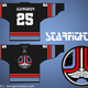 Illustration for article titled Support your favorite scifi or fantasy team in custom hockey jerseys
